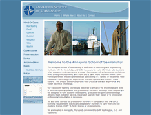 Tablet Screenshot of annapolisschoolofseamanship.com